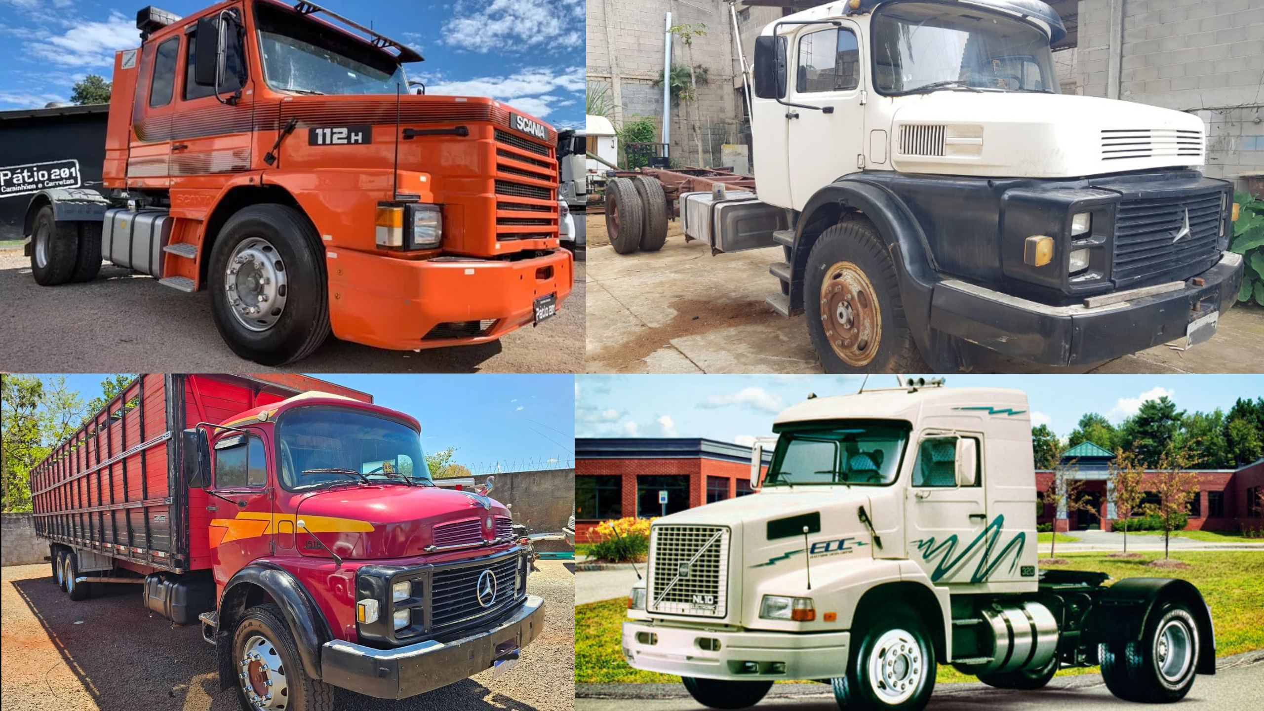 Quando o transporte era “no braço”: o auge dos cargueiros Mercedes, Scania e Volvo nas estradas dos anos 80