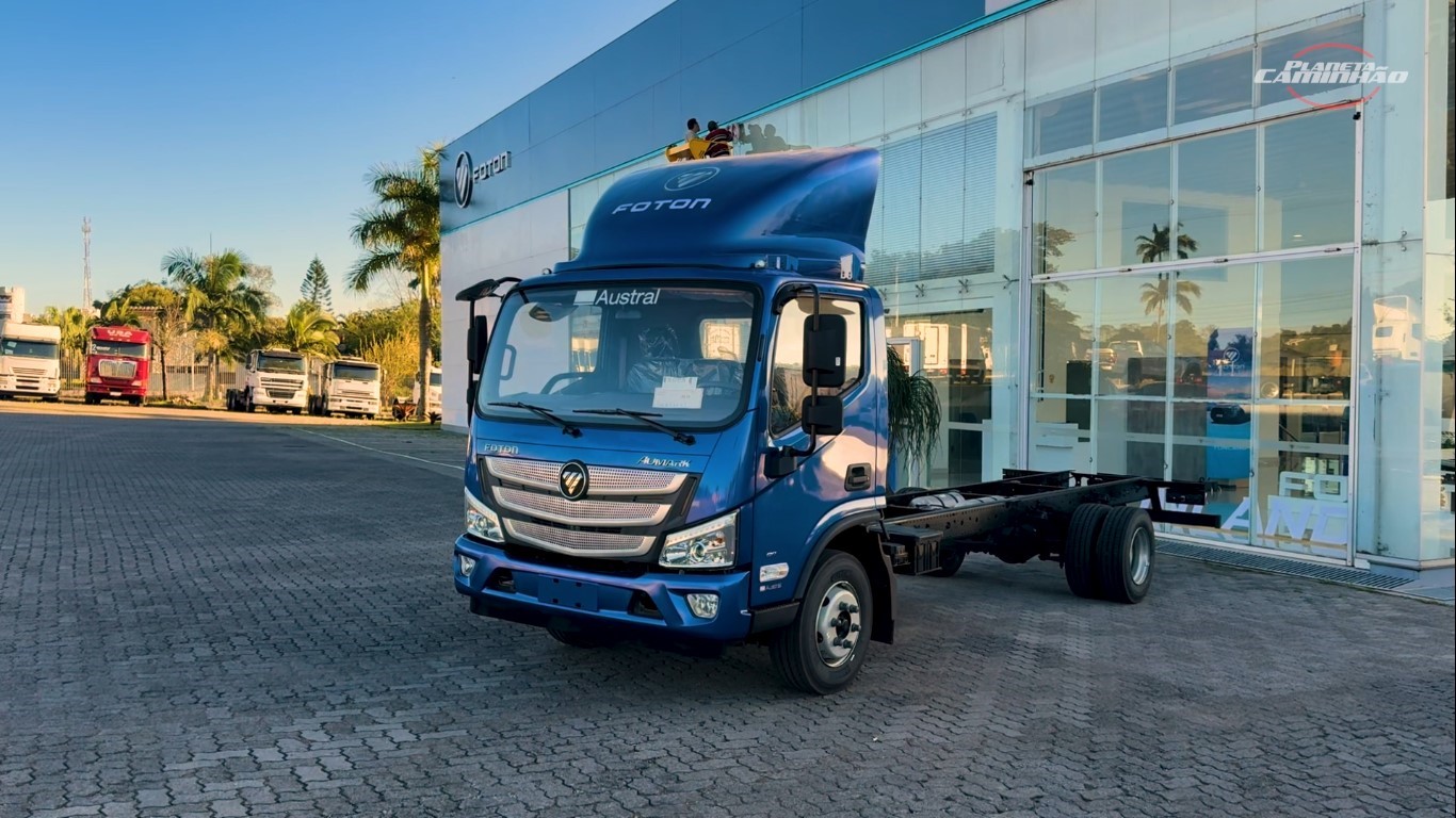 Foton Aumark S 1217: Conheça detalhes do caminhão médio da Foton montado no Brasil