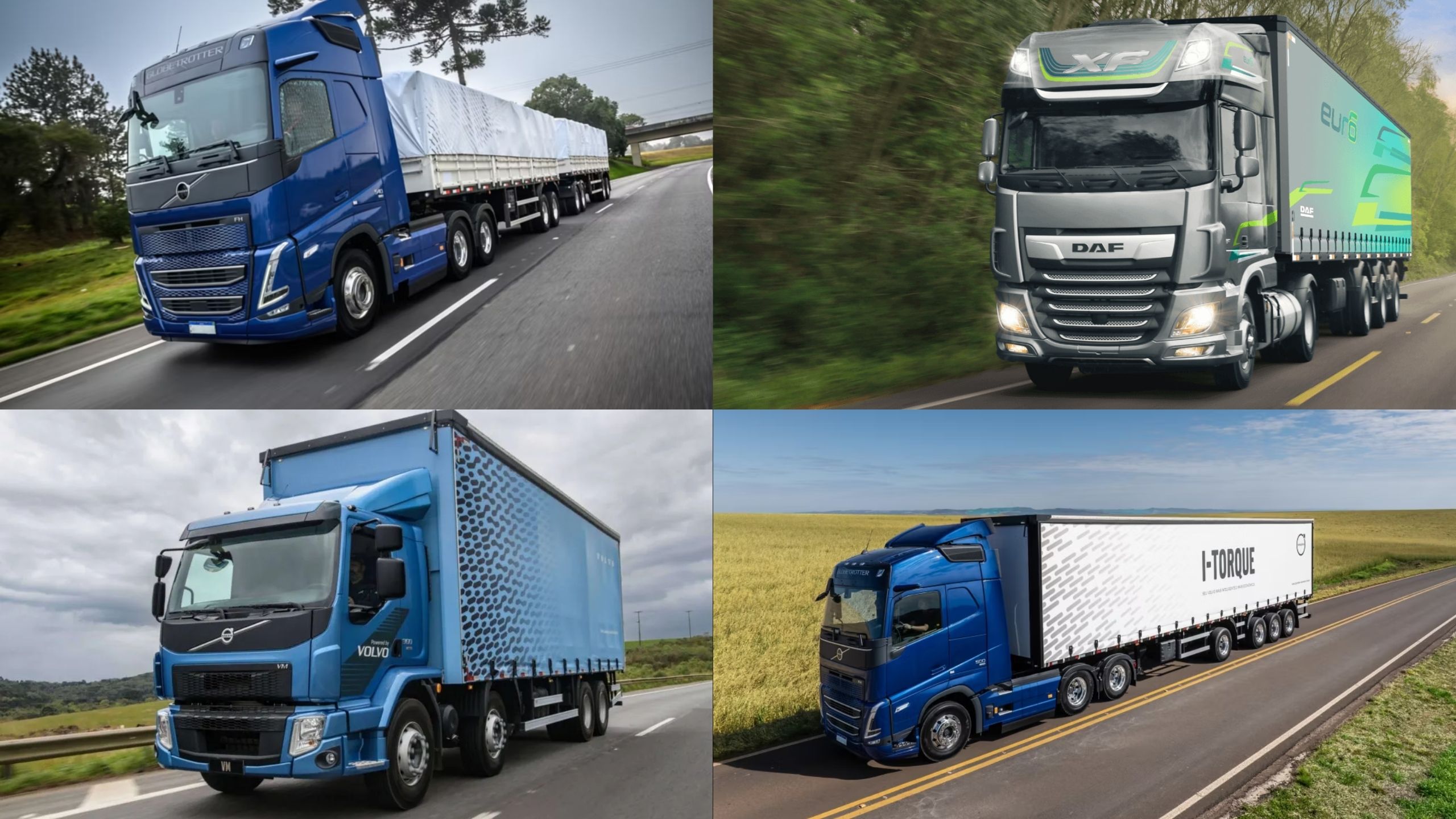 FH 540, XF 530 e VM 360 lideram ranking dos pesados no país no primeiro quadrimestre de 2026