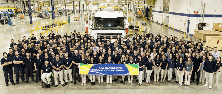 DAF CELEBRA SEU 1.000º VEÍCULO PRODUZIDO NO BRASIL