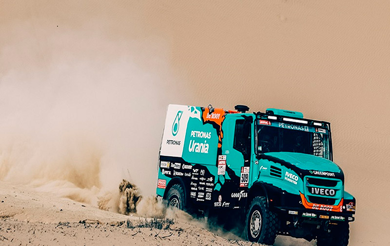 Caminhão bicudo da Iveco é pódio da segunda etapa do Rally Dakar 2018