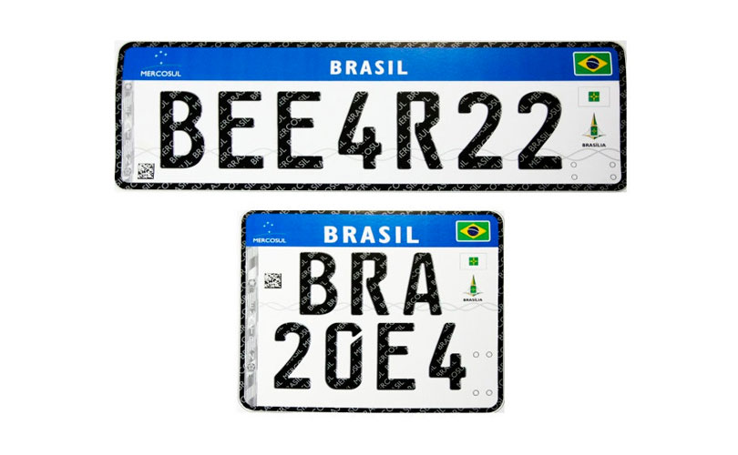 Quando chegam as placas do Mercosul?