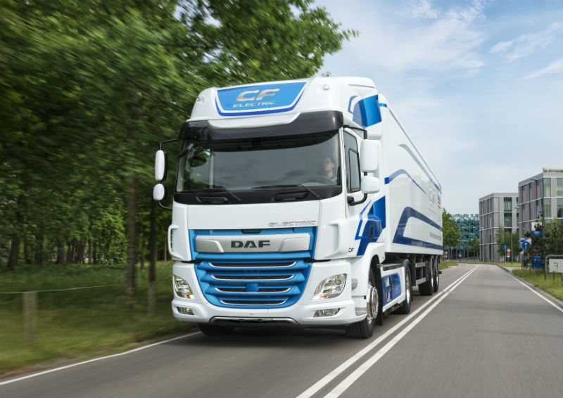 DAF apresenta caminhão 100% elétrico na Holanda