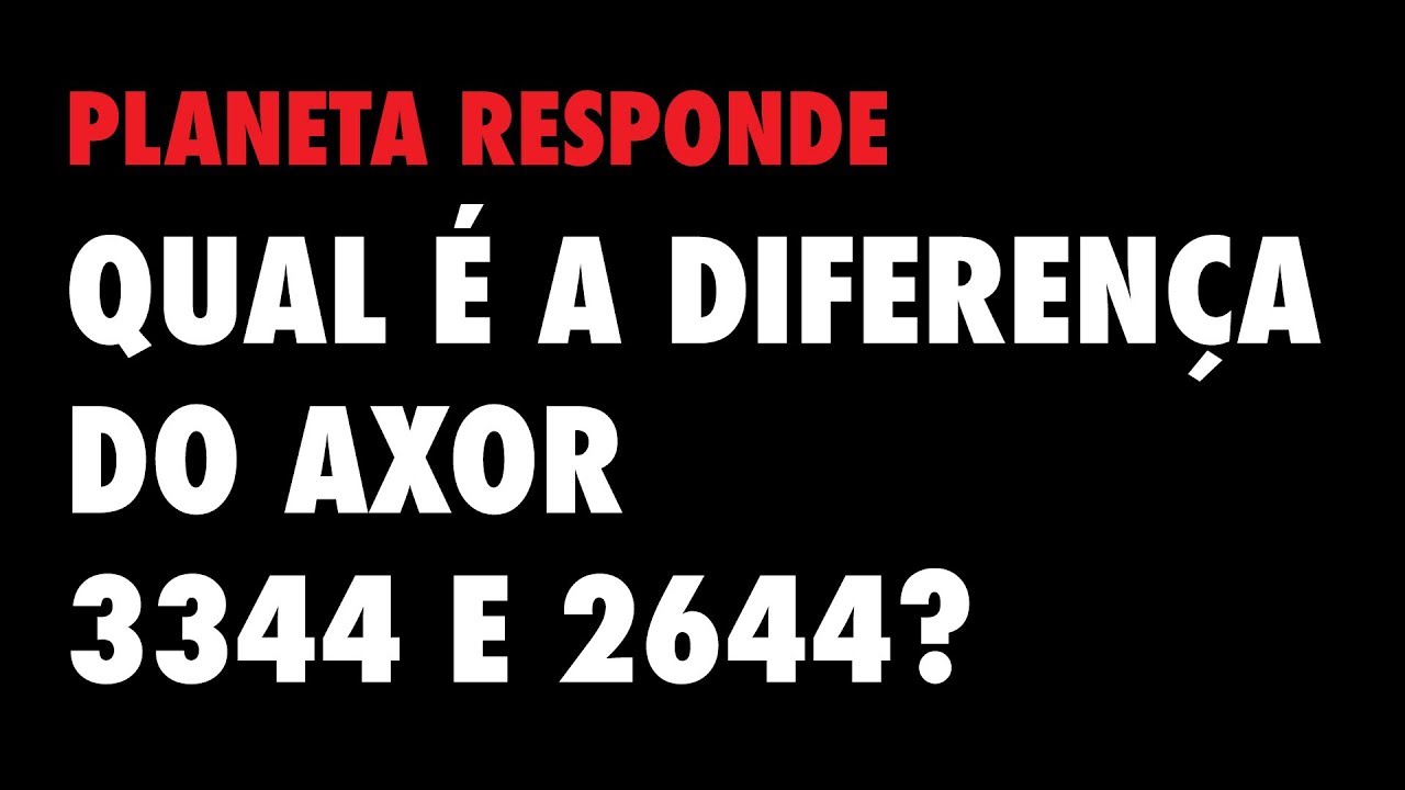 Planeta Responde #29 - Qual a diferença do Axor 3344 e 2644?