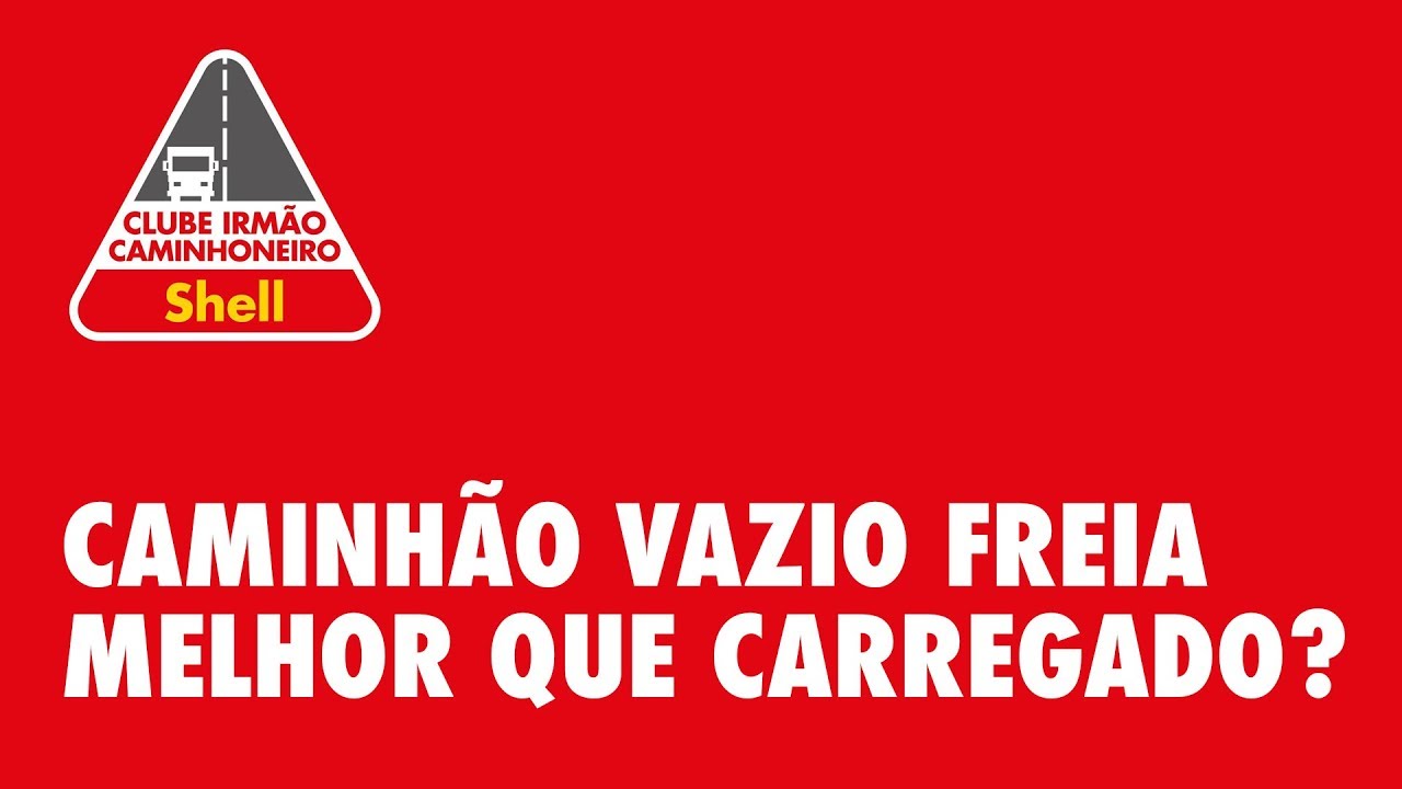 Caminhão vazio freia melhor que carregado?