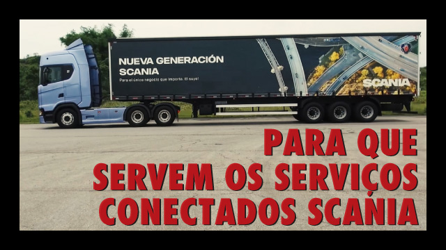 Para que servem os serviços conectados Scania?