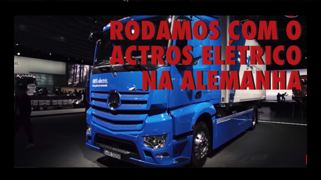 Rodamos com o Actros elétrico na Alemanha!