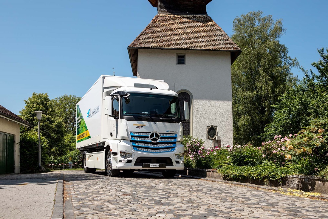  Actros Elétrico é testado pela Mercedes-Benz na Europa