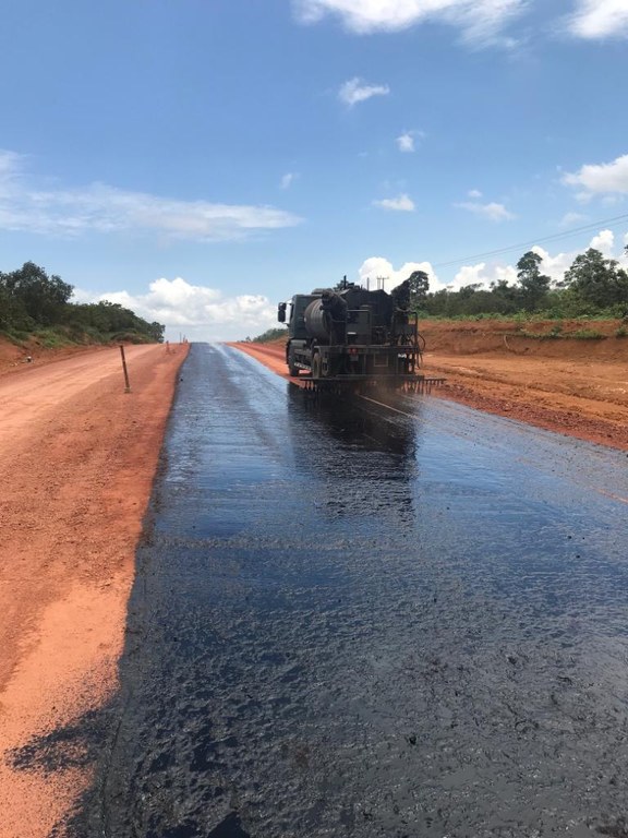  Ministério da Infraestrutura vistoria obras na BR-163/PA