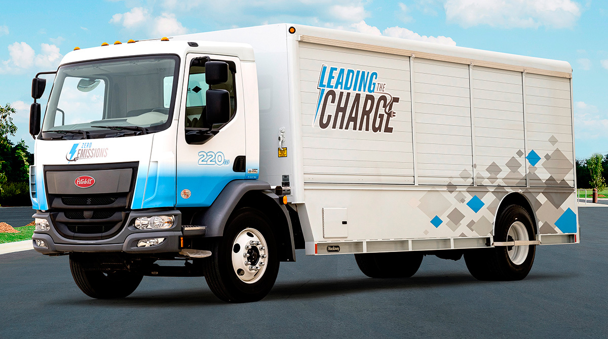 Peterbilt coloca caminhão médio elétrico à venda nos EUA