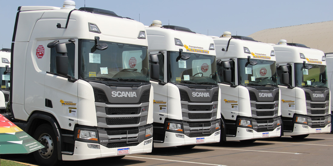 Grupo Pra Frente Brasil compra 92 caminhões Scania