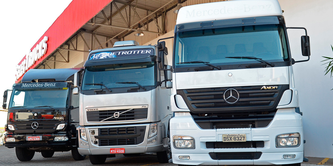 MB cresce 25% na venda de caminhões usados com a Selectrucks