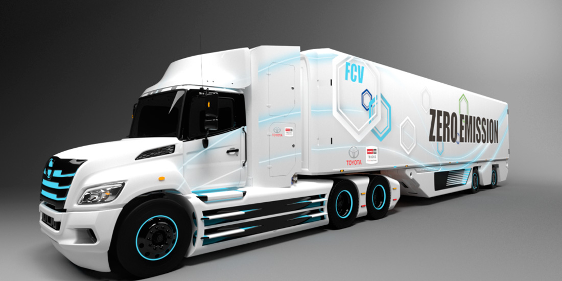 Hino e Toyota estão trabalhando em caminhão elétrico movido a células de combustível