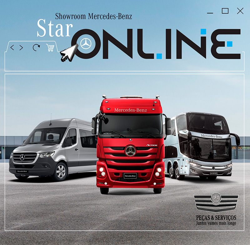 Showroom virtual da Mercedes-Benz vende primeiro caminhão Novo Actros