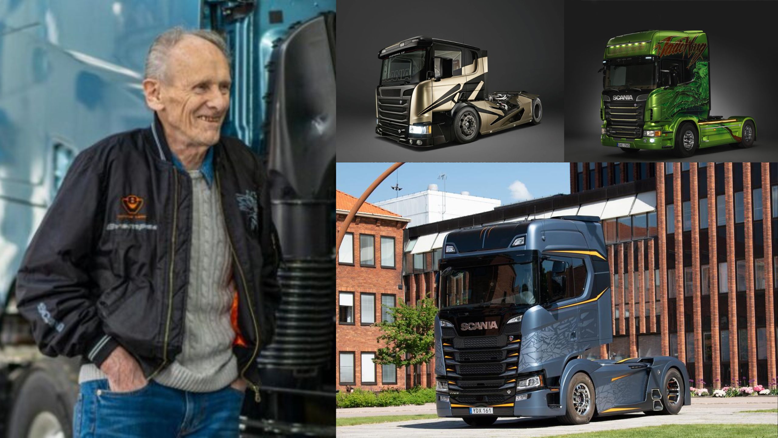 Scania perde seu maior artista: Svempa, preparador dos caminhões mais icônicos da marca, se despede aos 87 anos 