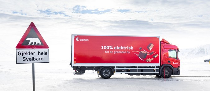 Serviço de correio da Noruega contará com caminhão 100% elétrico