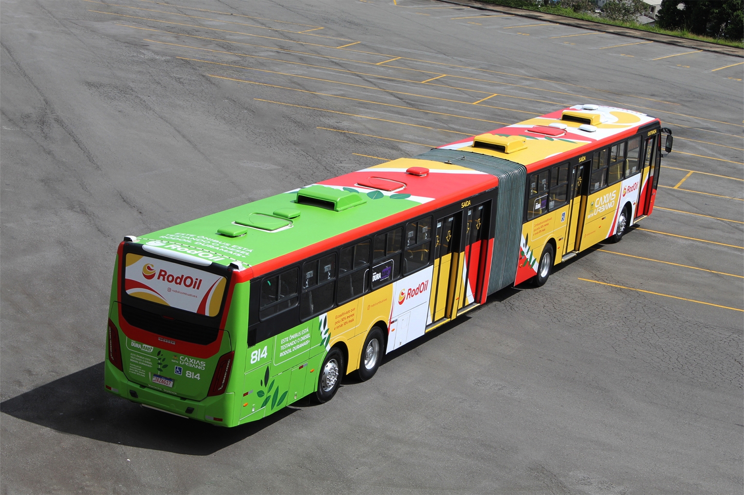 Caxias do Sul faz testes com o primeiro ônibus de combustível ecoaditivado: polui 50% menos e rende 10% mais