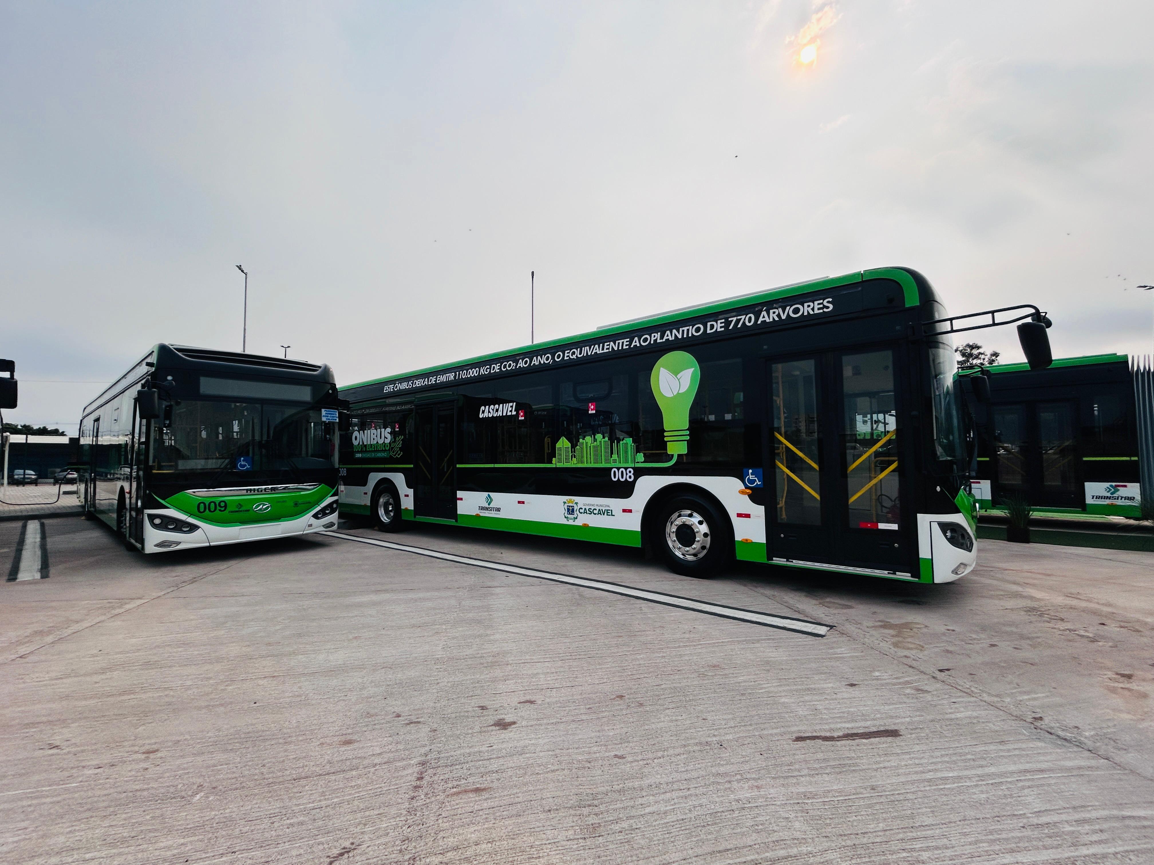 Cascavel inicia projeto para obter a maior frota de ônibus elétrico do Sul do País