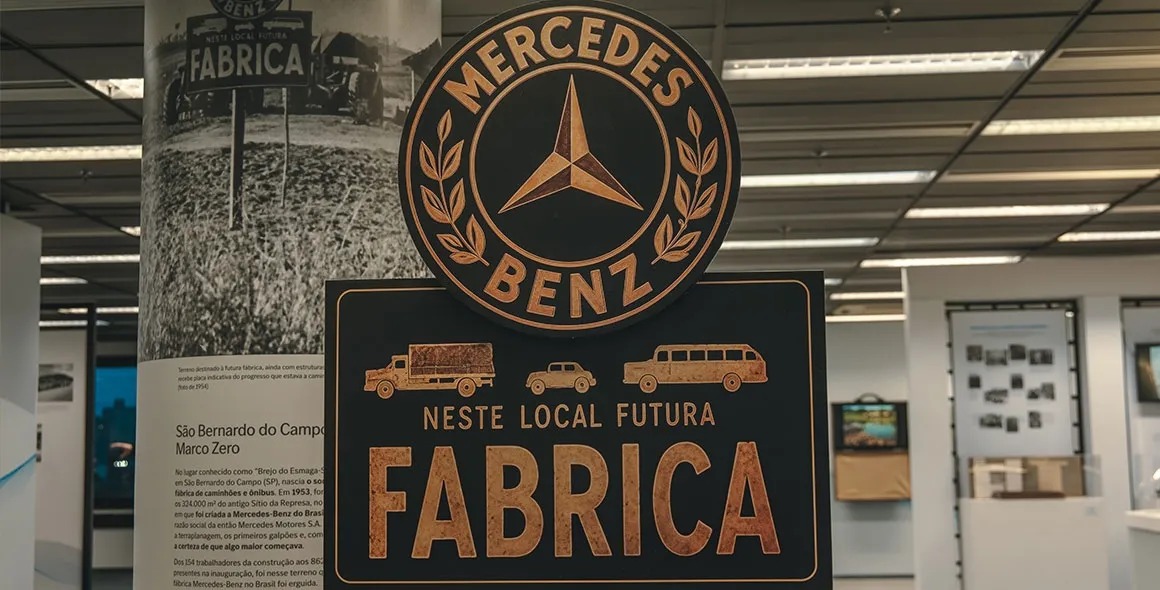 MERCEDES-BENZ CELEBRA 70 ANOS NO BRASIL COM NOVO ESPAÇO MEMÓRIA