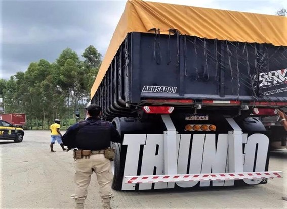 PRF Bahia alerta sobre o perigo do efeito guilhotina