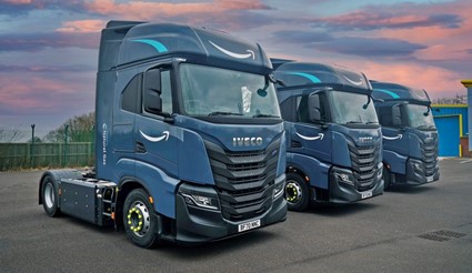 Iveco vende mais de mil caminhões S-WAY a gás para a Amazon Europa