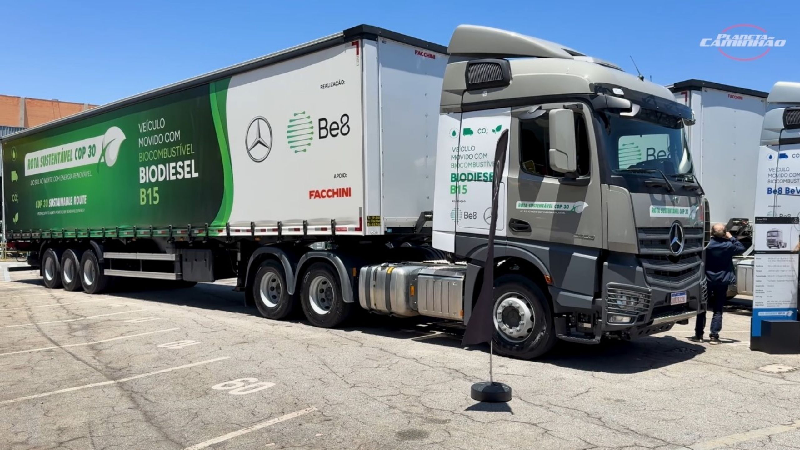 Mercedes-Benz aposta em biodiesel de segunda geração e inicia rota sustentável até a COP30
