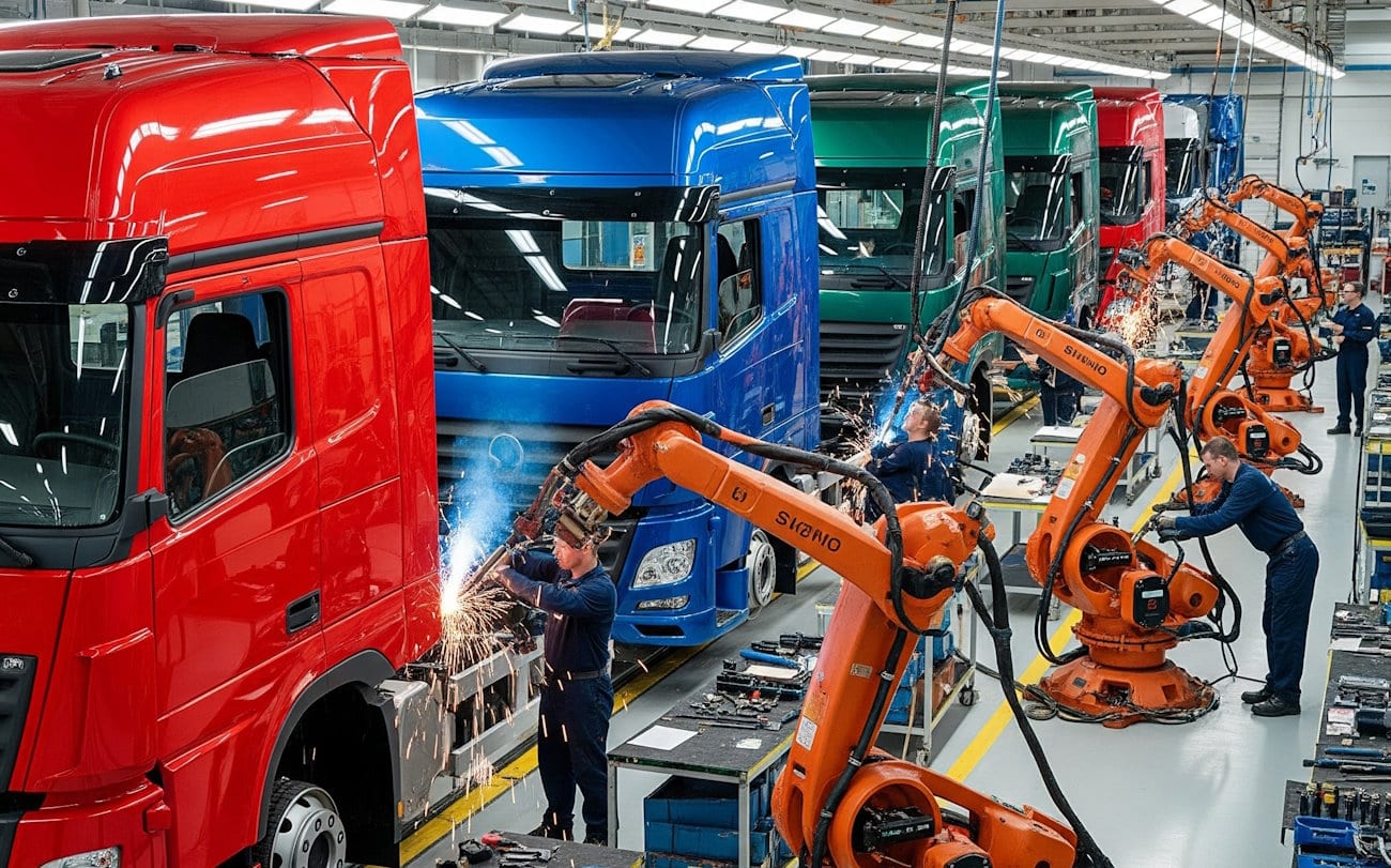 Produção de caminhões cai mais de 5% em novembro e acende alerta na indústria