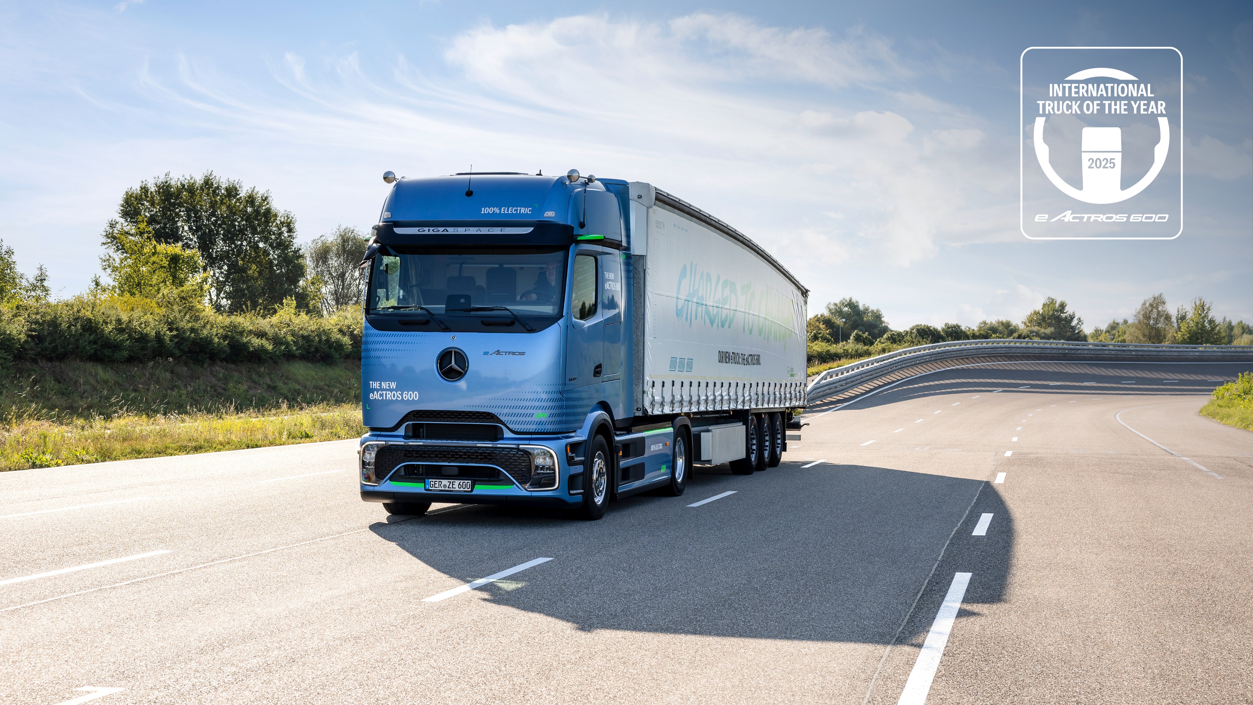 Mercedes-Benz eActros 600 é eleito como o 