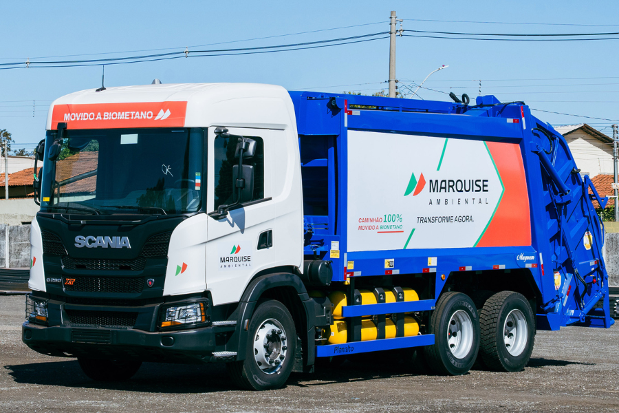 Scania G 280 XT: o caminhão off-road movido a biometano que está transformando a coleta urbana