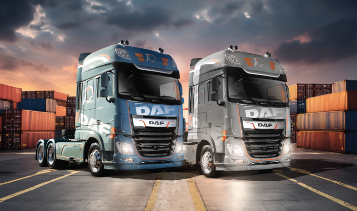 DAF lança caminhão XF em série especial pelos 10 anos da marca no Brasil