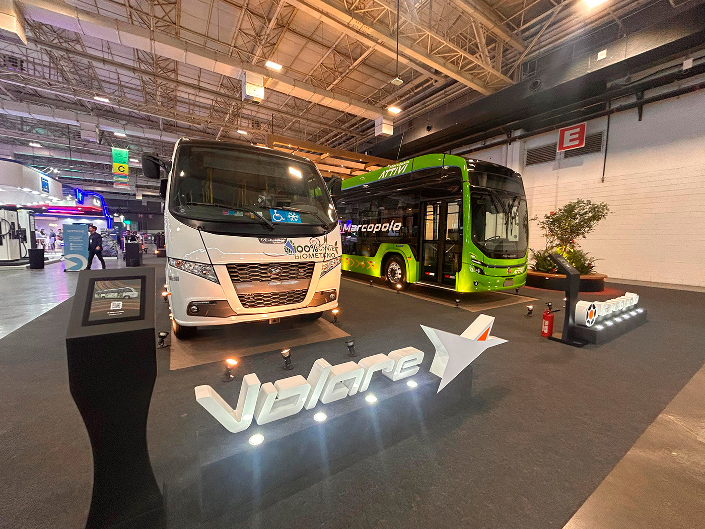 Marcopolo apresenta soluções inovadoras para a mobilidade sustentável na Arena ANTP 2025