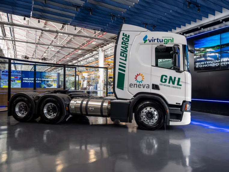 Scania, Eneva e Virtu GNL desenvolvem projeto de corredor logístico verde do Nordeste ao Norte
