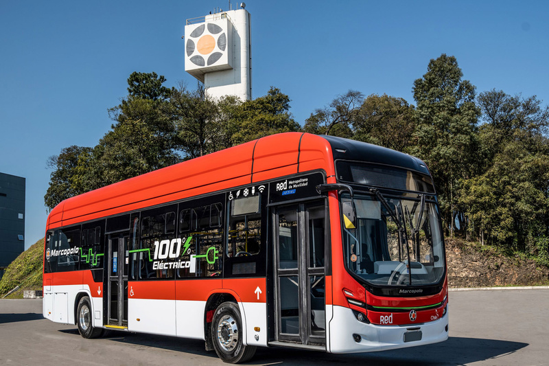 Ônibus elétrico Marcopolo Attivi inicia testes no Chile