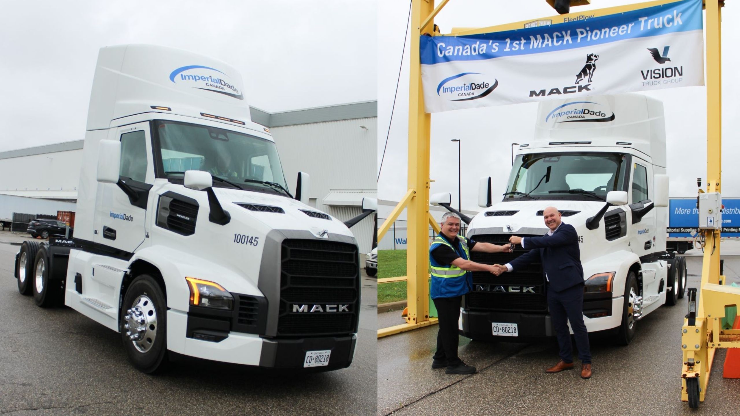 Novo Mack Pioneer chega ao Canadá para operar em distribuidora no transporte pesado e longas distâncias