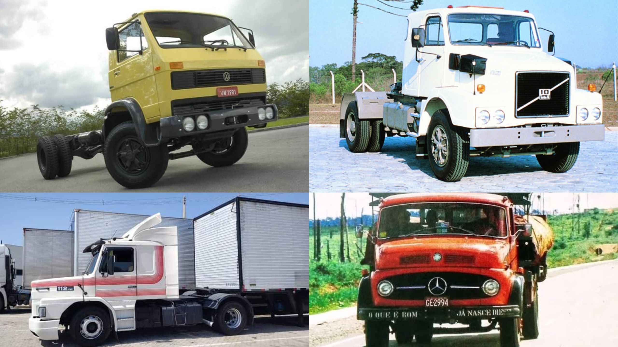 Os Top 5 Caminhões que Marcaram os Anos 80 no Brasil