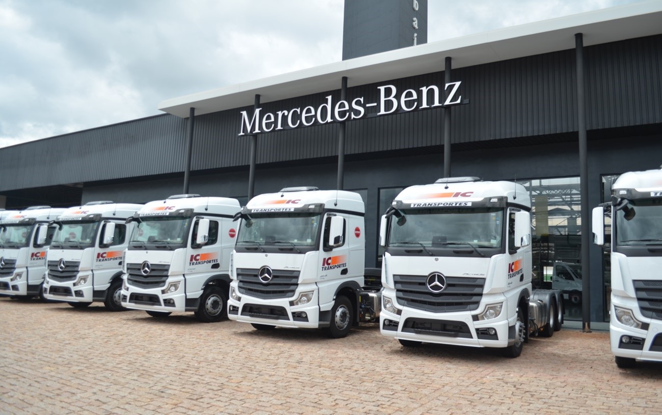IC Transportes adquire 30 caminhões Mercedes-Benz Novo Actros para o transporte de combustíveis