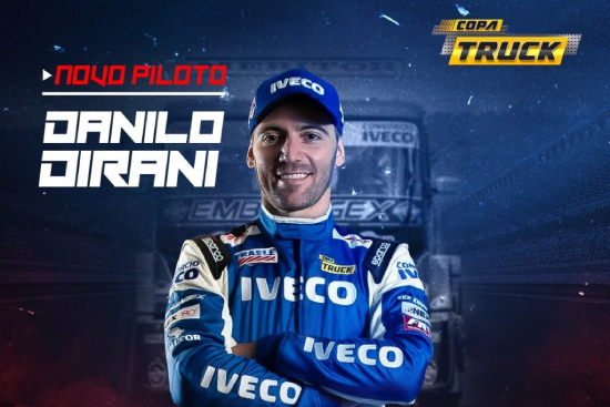 Danilo Dirani é o novo piloto da Iveco Usual Racing para a Copa Truck em 2023