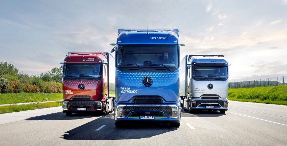Mercedes-Benz apresenta eActros Lowliner, caminhão a hidrogênio e novas tecnologias na IAA 2026