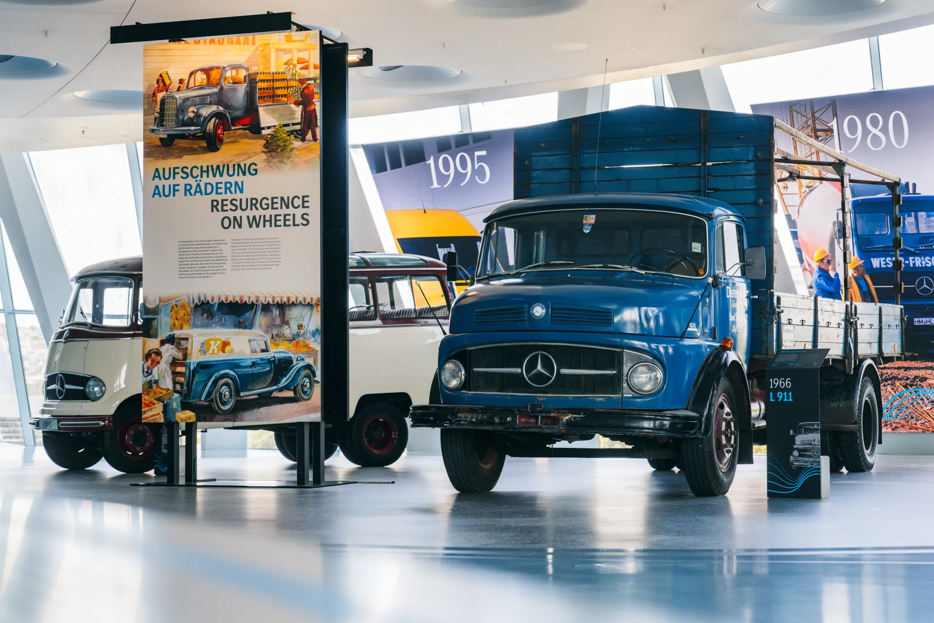 Mercedes-Benz Museum abre exposição sobre 130 anos de evolução dos veículos comerciais