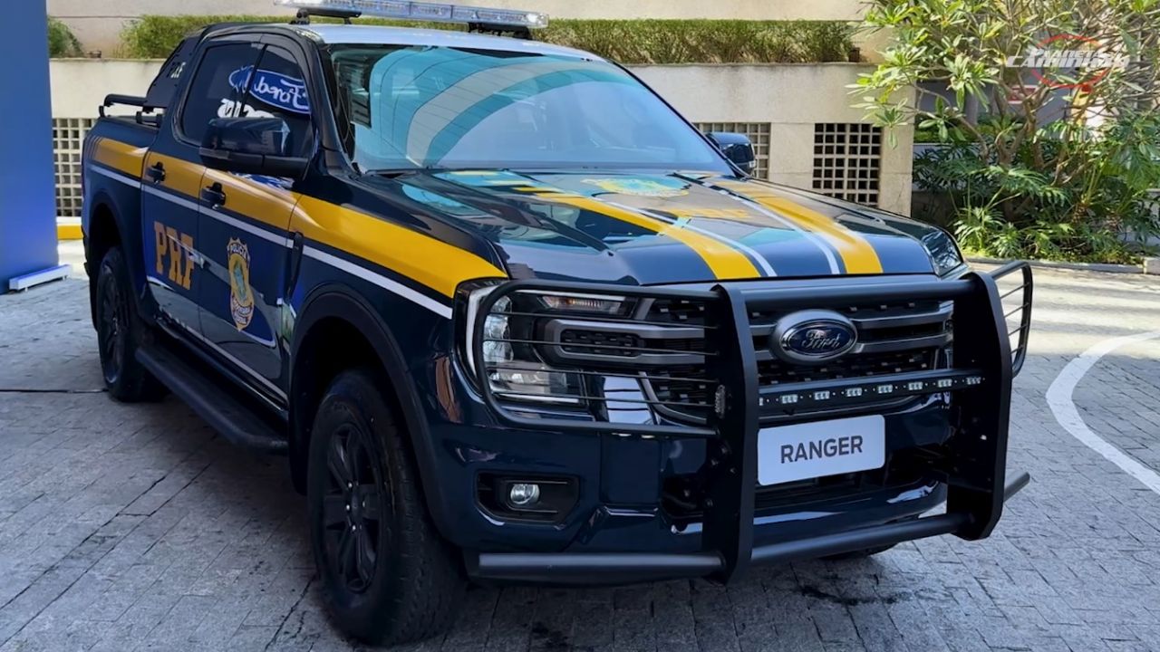 Ford Ranger da PRF: como a Ford transforma uma picape comum em viatura policial extrema