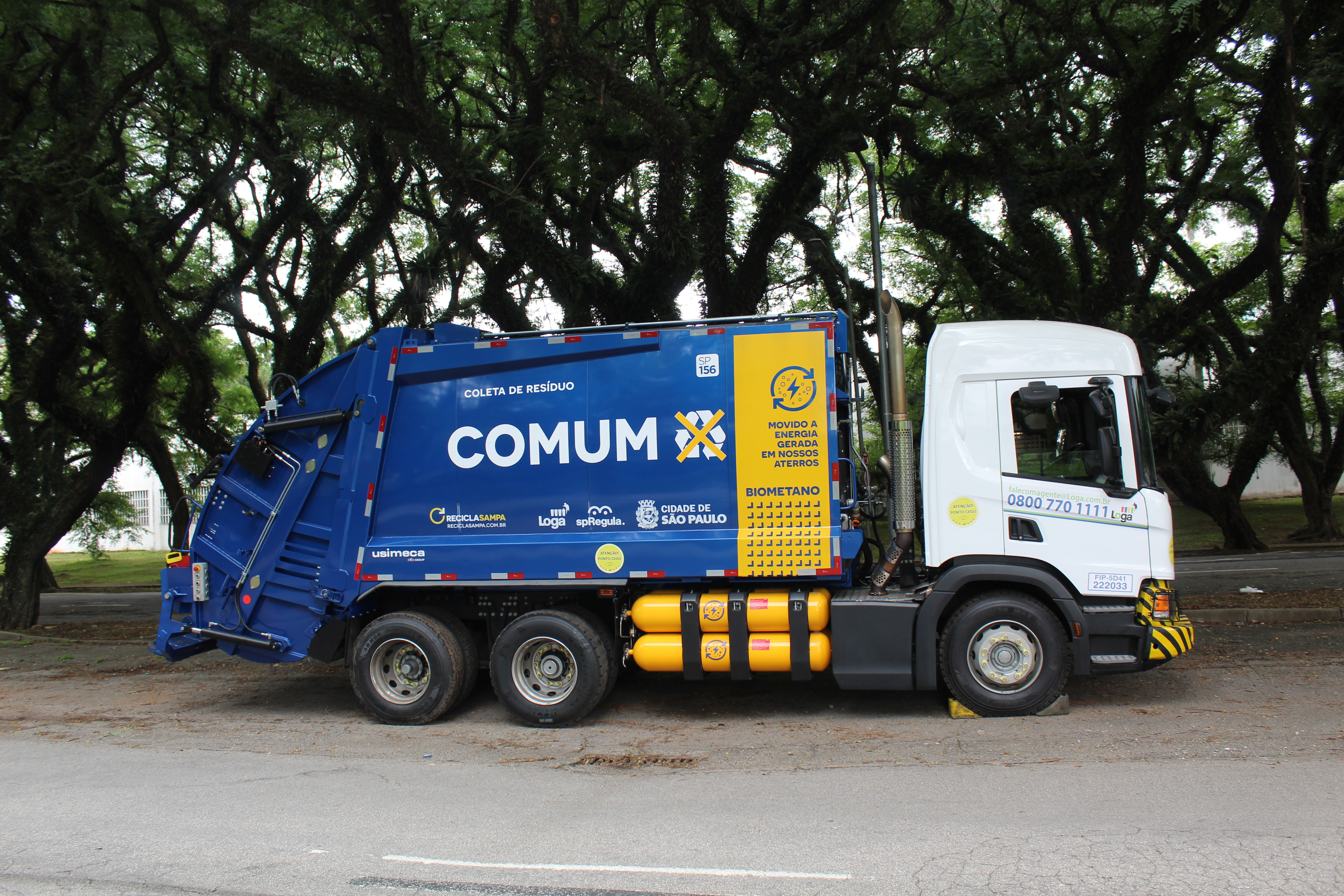 Empresa de coleta de resíduos em São Paulo investe em caminhões sustentáveis