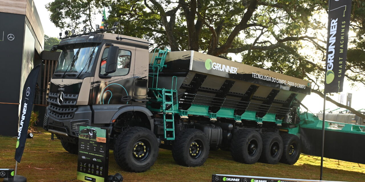 Mercedes-Benz e Grunner desenvolvem Arocs autônomo para o mercado agrícola