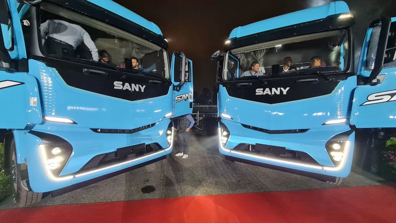 Sany inicia expansão no Brasil com caminhões elétricos, diesel e soluções financeiras