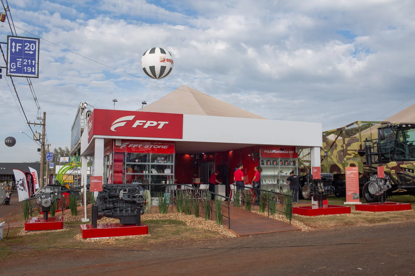FPT impressiona na Agrishow com motores a gás e solução inédita que evita máquinas paradas no agro